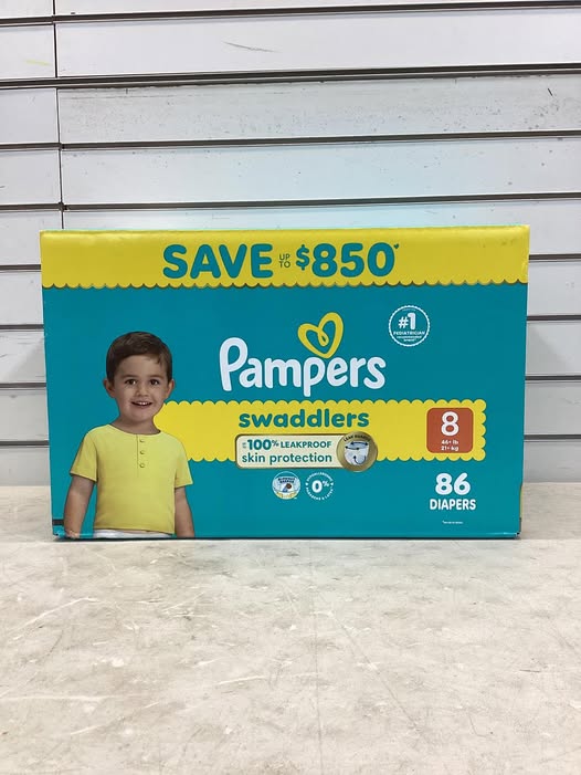 Pampers Swaddlers Diapers, Size 8, 86 ct.