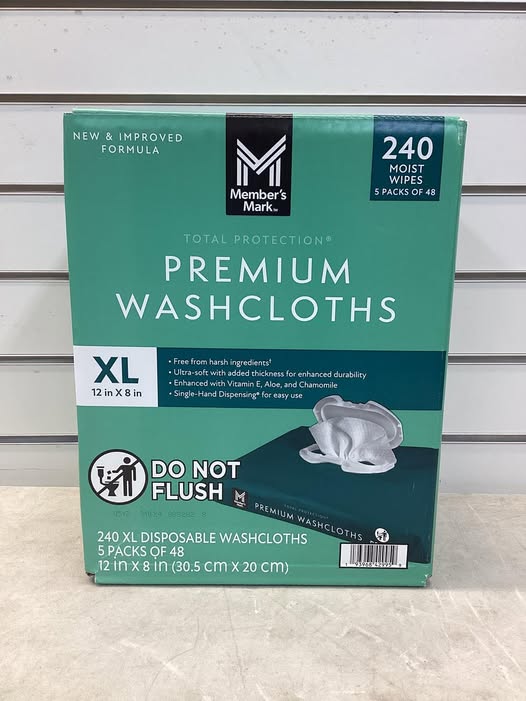 Member's Mark Adult Washcloths, 240 ct.