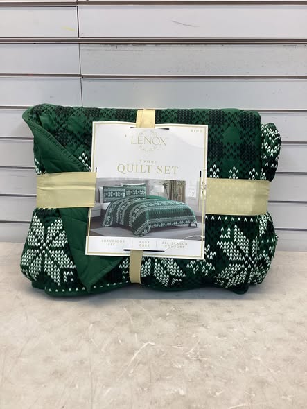 Lenox Holiday Quilt Set - King Size
