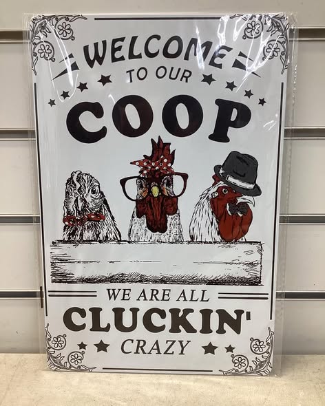 8x12 metal sign