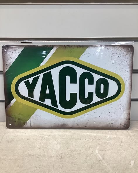 8x12 metal sign
