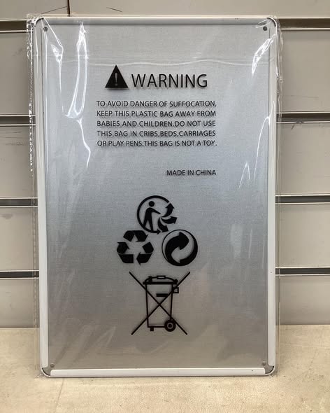 8x12 metal sign