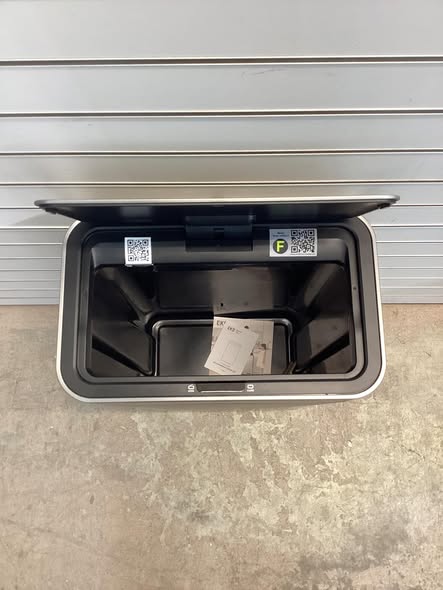 EKO Matte Stainless Steel Motion Sensor Kitchen Trash Can 13.2 Gallon