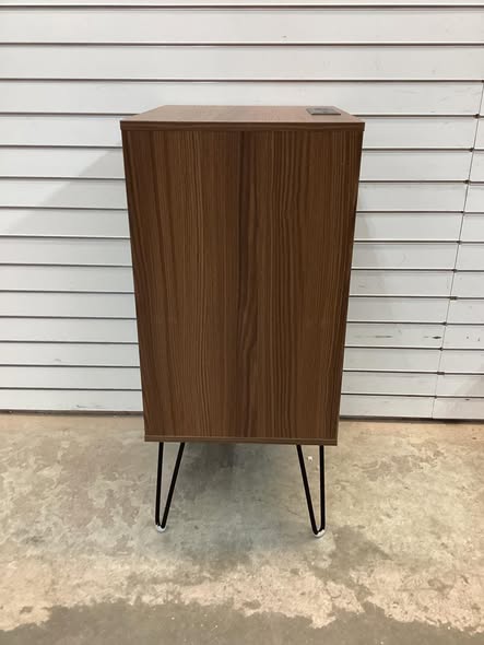 Costway Record Player Stand with Charging Station