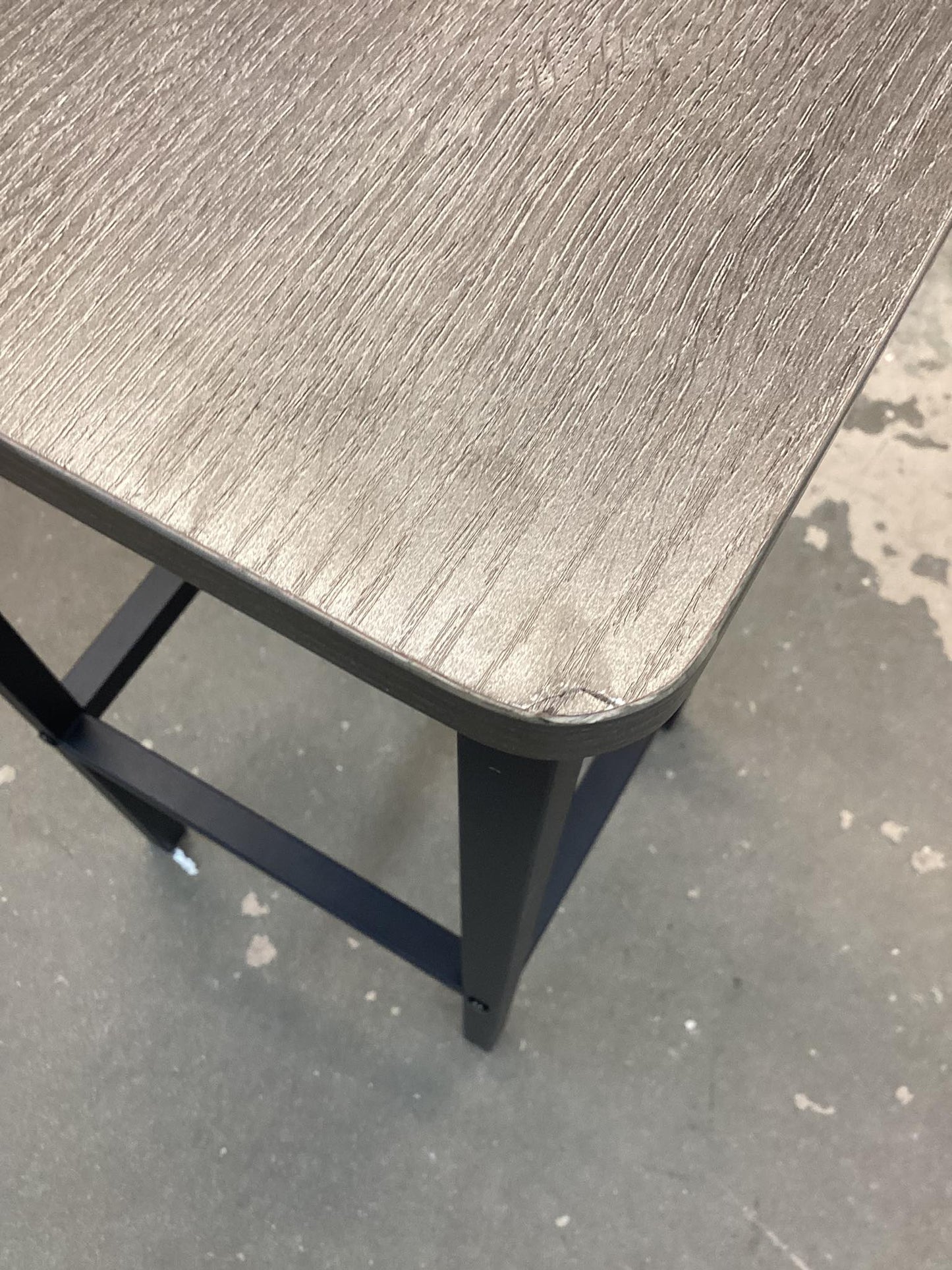 Costway 26" Set of 4 Bar Stool Set Bar Chair with Metal Legs and Footrest, Modern Kitchen Dining Chair, Gray