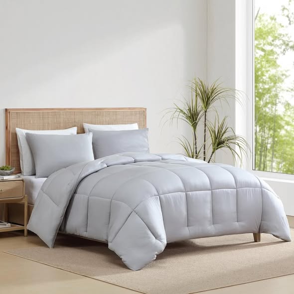 Harmony Home 3-Piece Viscose Made from Bamboo Comforter Set, King Size