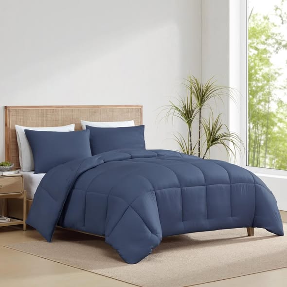 Harmony Home 3-Piece Viscose Made from Bamboo Comforter Set, King Size
