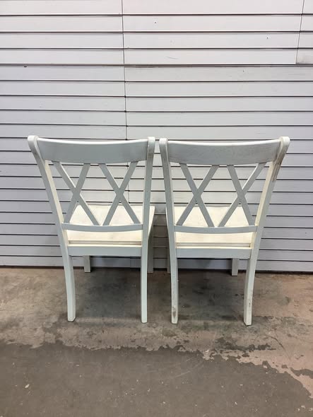 Costway Set of 2 Dining Chairs, 18” High Back Side Chair