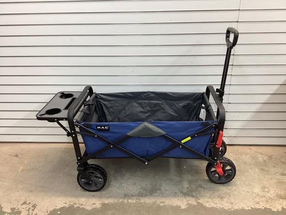 Mac Sports Folding Wagon with Tailgate and Table
