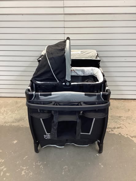 Costway 4-in-1 Convertible Portable Baby Play yard with Toys and Music Player