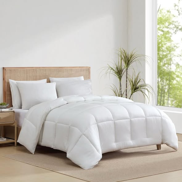 Harmony Home 3-Piece Viscose Made from Bamboo Comforter Set, King Size