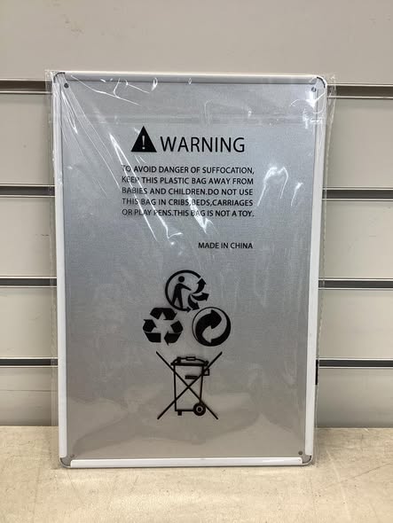 8x12 metal sign
