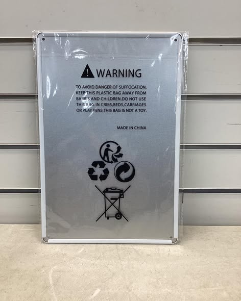 8x12 metal sign