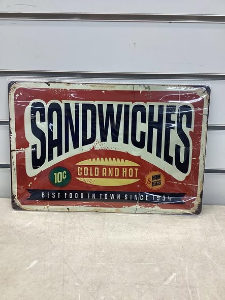 8x12 metal sign