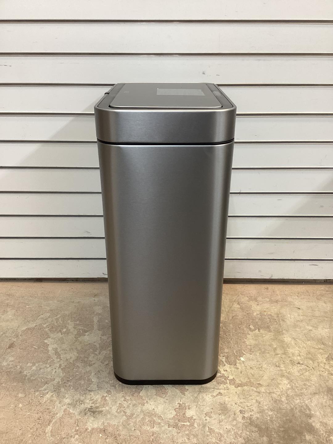 EKO Matte Stainless Steel Motion Sensor Kitchen Trash Can 13.2 Gallon
