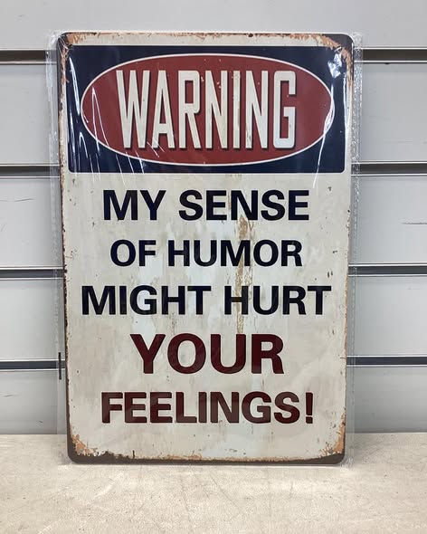 8x12 metal sign