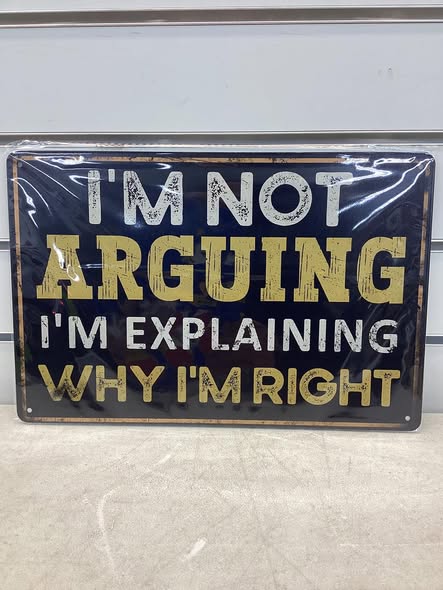 8x12 metal sign