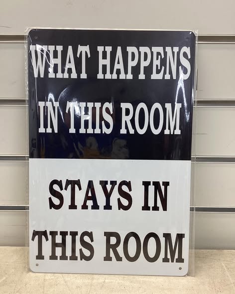 8x12 metal sign