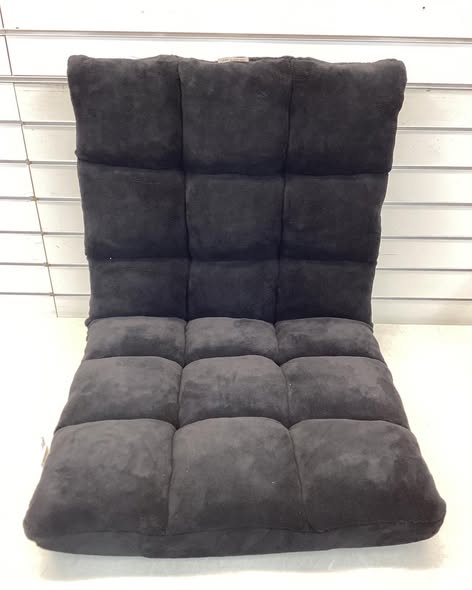 Costway Adjustable 14-Position Floor Chair Folding Lazy Sofa Lounge Chair Black.
