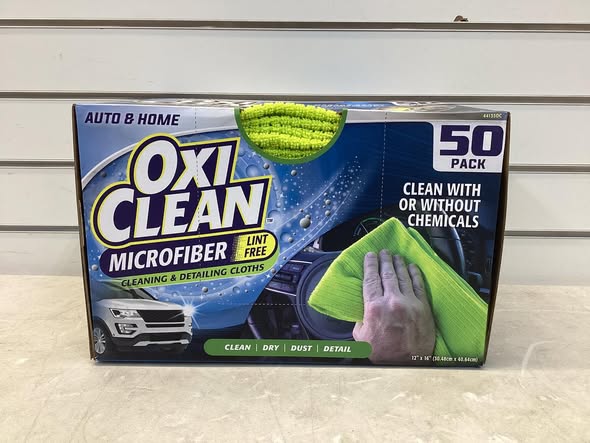 OxiClean Microfiber Cleaning and Detailing Cloth - 50 ct