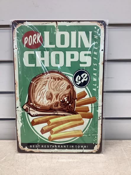 8x12 metal sign