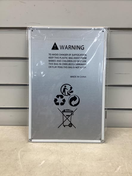 8x12 metal sign