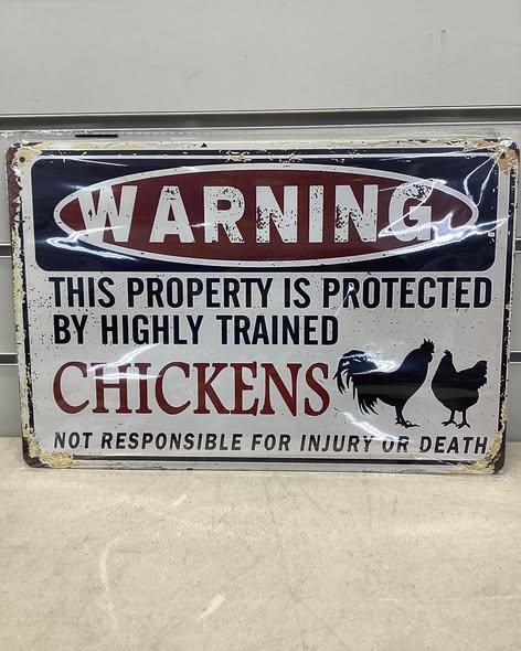 8x12 metal sign