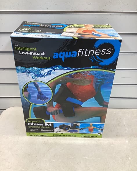 Aqua Fitness Deluxe Training System 6-Piece Fitness Set | Water Aerobics & Fitness Equipment for Pool