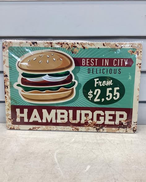 8x12 metal sign