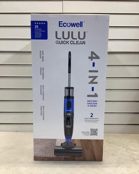 Ecowell LULU Quick Clean P04 Cordless Multi-Surface Wet Dry Vacuum