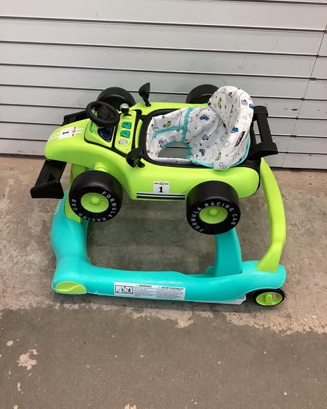 BABY JOY 4-in-1 Baby Walker, Foldable Activity Walker
