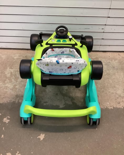BABY JOY 4-in-1 Baby Walker, Foldable Activity Walker