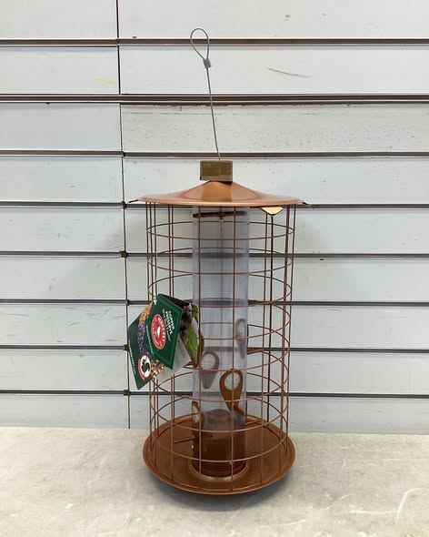 Perky-Pet The Preserve Copper Finish Bird Feeder with Flexports - 3 lb Capacity