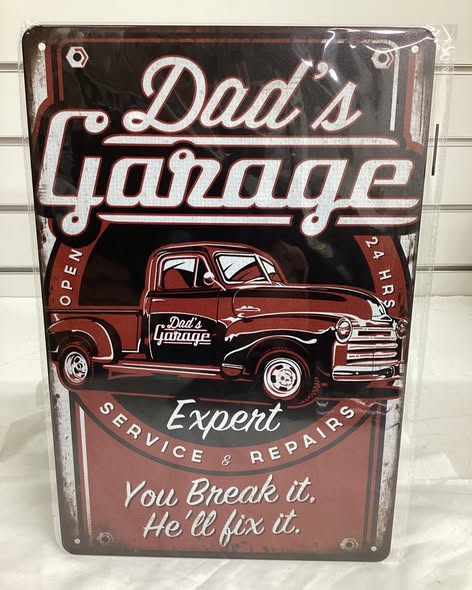 8x12 Metal Sign