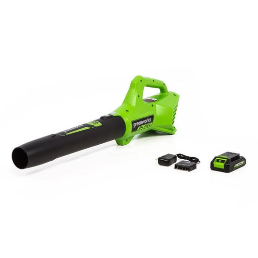 Greenworks 24-Volt 315 CFM Axial Blower with Battery and Charger