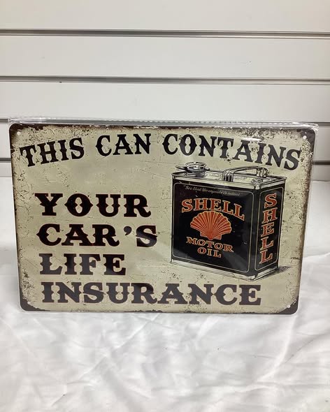 8”x 12” metal sign