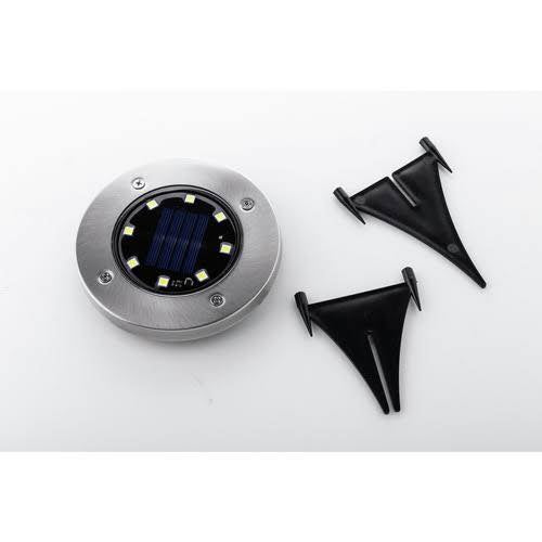 BLACK+DECKER Outdoor Solar Disk Light 8 Pack