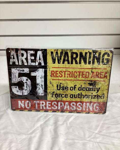 8x12 Metal Sign