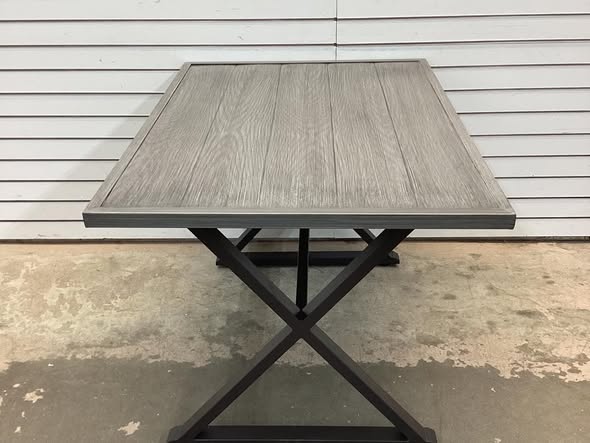 Hampton Bay Grayson aluminum chow table