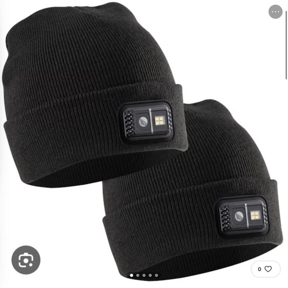 CAPLight Rechargeable 4.0 2 Knit Black/Fleece RT APX Beanies