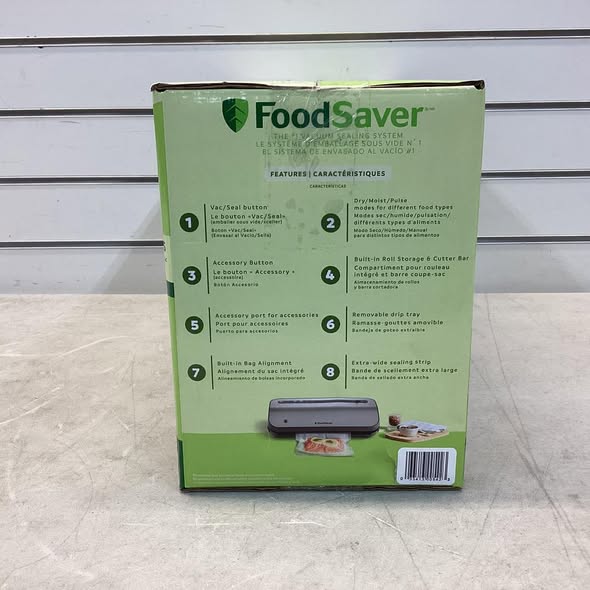 FoodSaver Preserve Vacuum Sealer, 14-Piece Starter Kit, Vacuum Seal Roll & Bags - Lightly Used