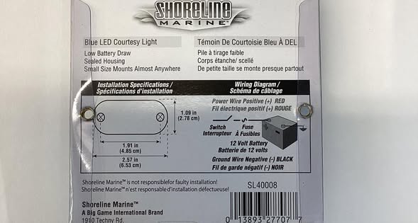 Shoreline Marine LED Accent Light (BLUE)
