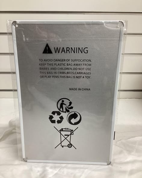 8”x 12” metal sign