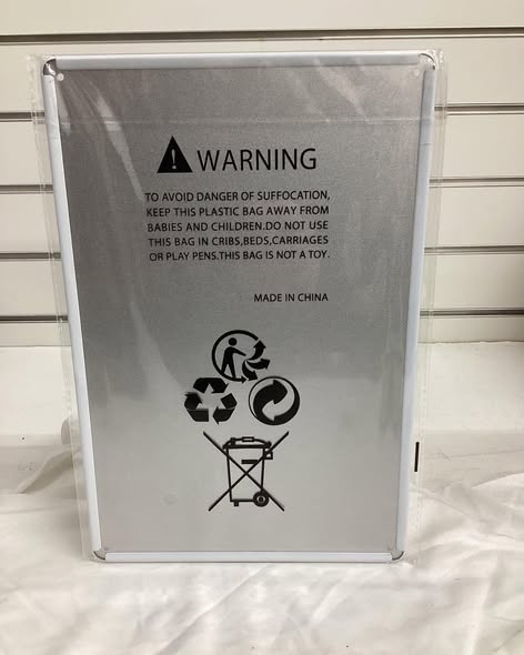 8”x 12” metal sign