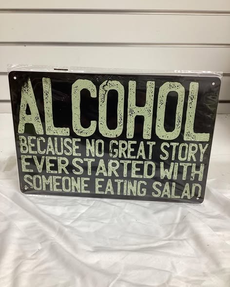 8”x 12” metal sign