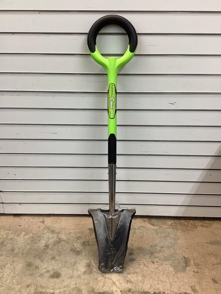 Radius Garden 41 in., 8 in. Original Green PRO Stainless Steel Garden Transplanter