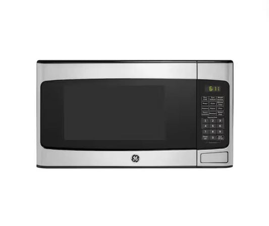 GE 1.1 cu. ft. 950-Watt Countertop Microwave in Stainless Steel