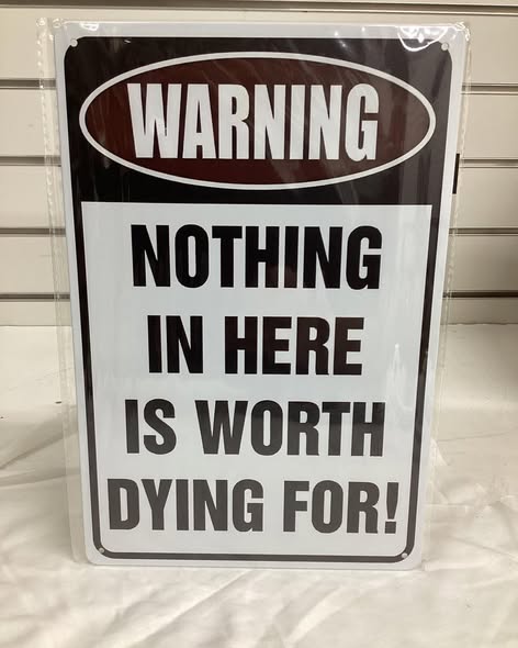 8x12 Metal Sign