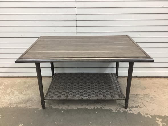 Hampton Bay Windsor Steel Outdoor Coffee Table (Brown)