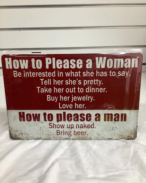 8”x 12” metal sign